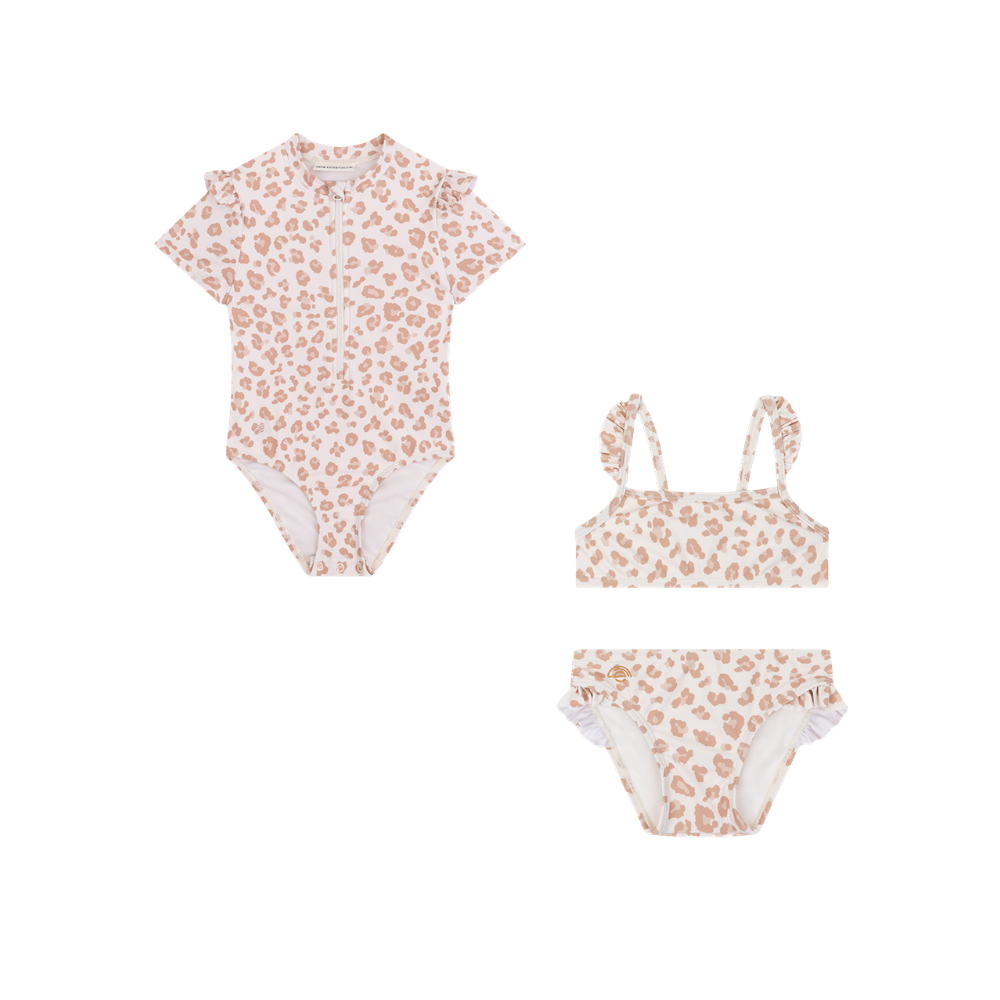 Bundel Zwemkleding - Beige - Leopard