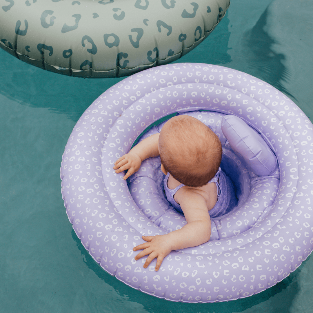 Baby Float Lila Panterprint 0 1 jaar Swim Essentials