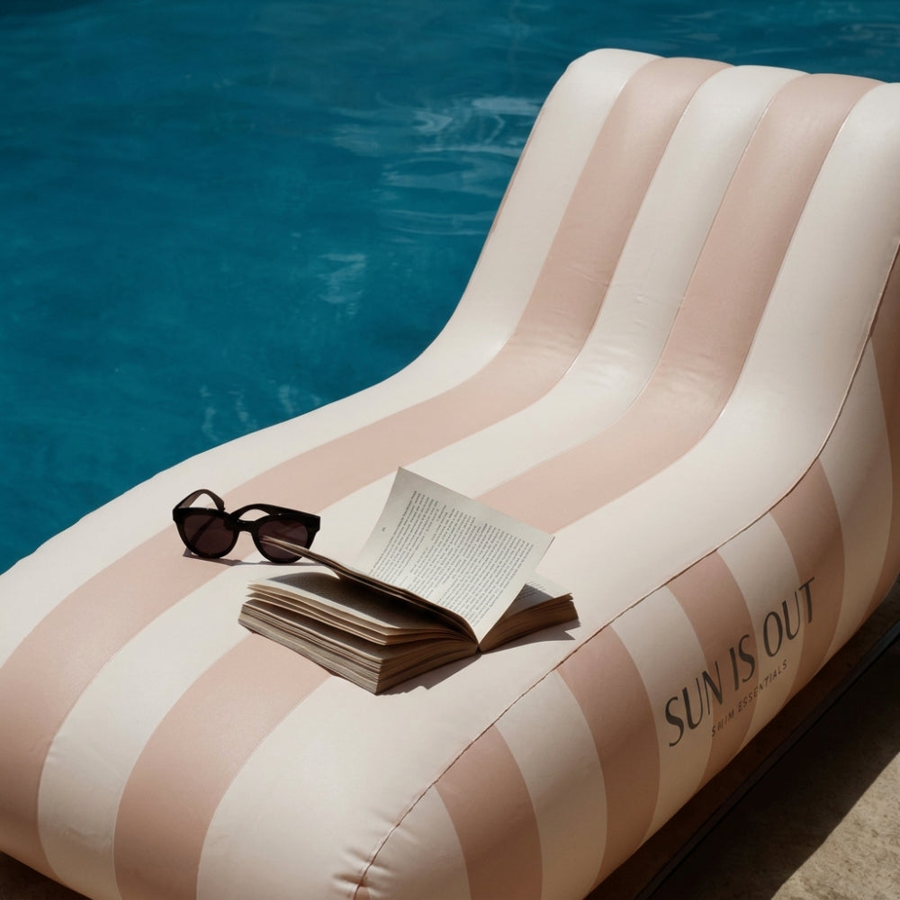 Premium Lounge Luchtbed Zwembad - Beige - Saint Tropez