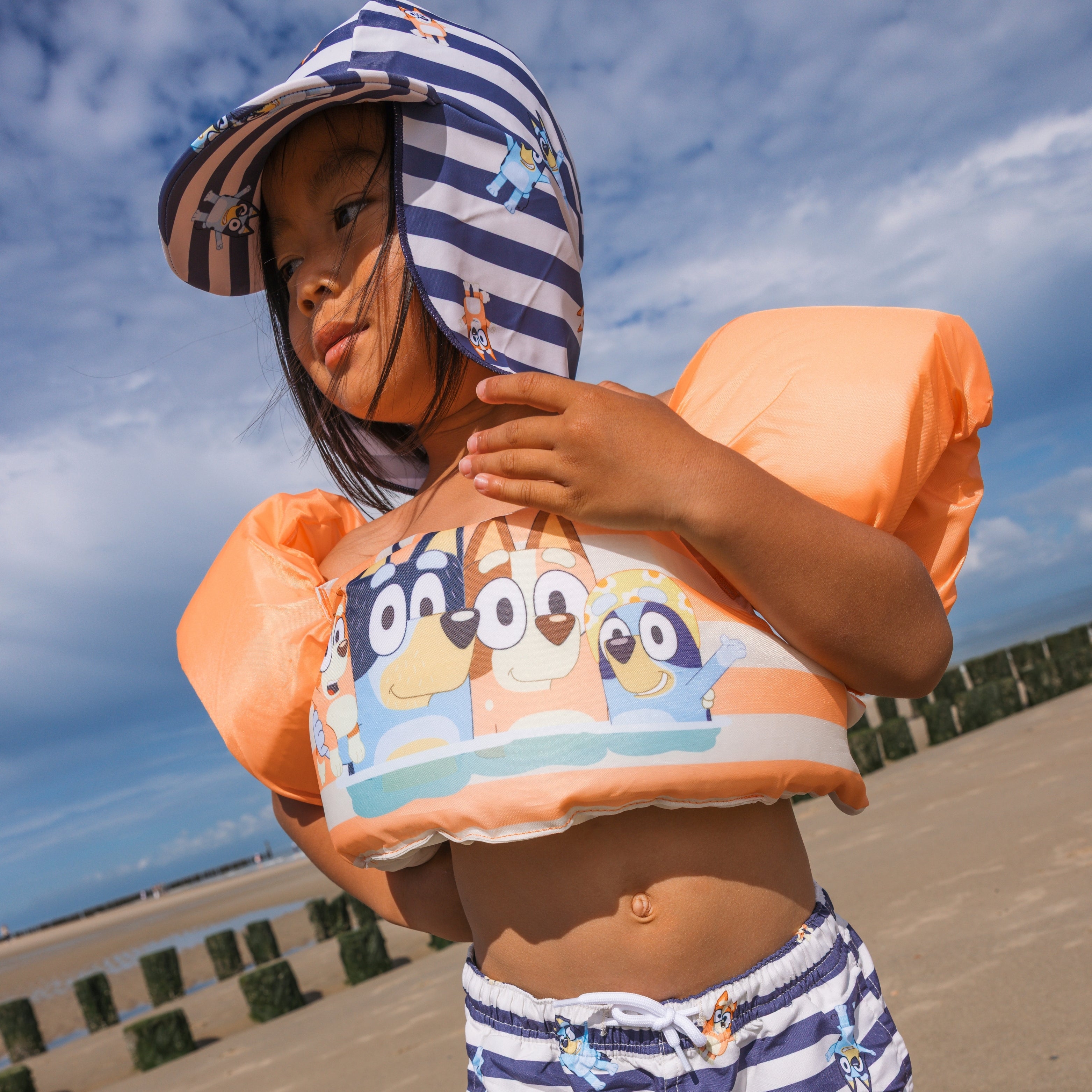 Bundel Zwemkleding - Oranje/Groen - Bluey