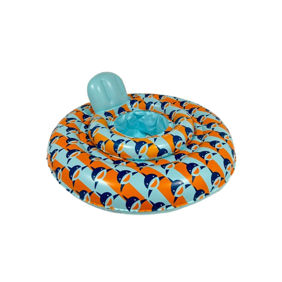Baby Float - Oranje/Blauw - Tropic Shark - 0/1 Jaar