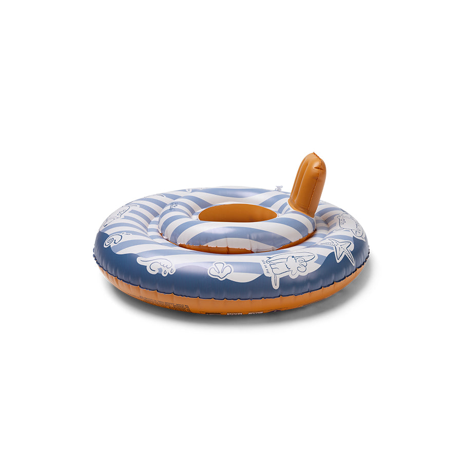 Baby Float - Blauw/Rood - Surfer - 1/2 Jaar