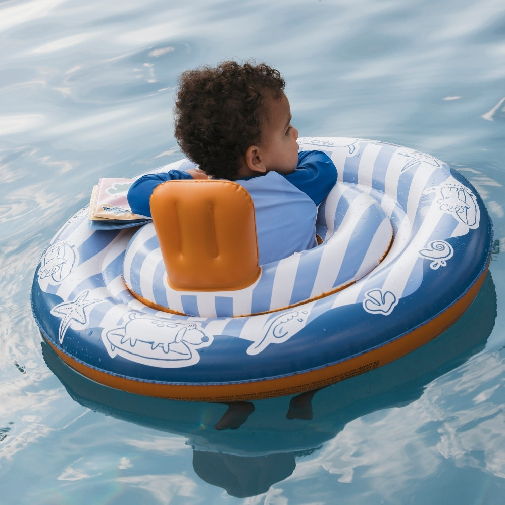Baby Float - Blauw/Rood - Surfer - 1/2 Jaar