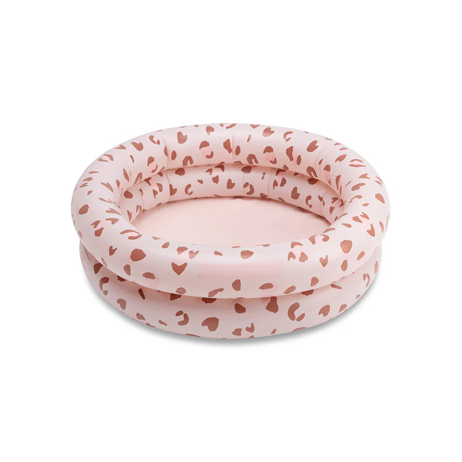 Bundel Zwembad + Pomp - Oud Roze - Leopard
