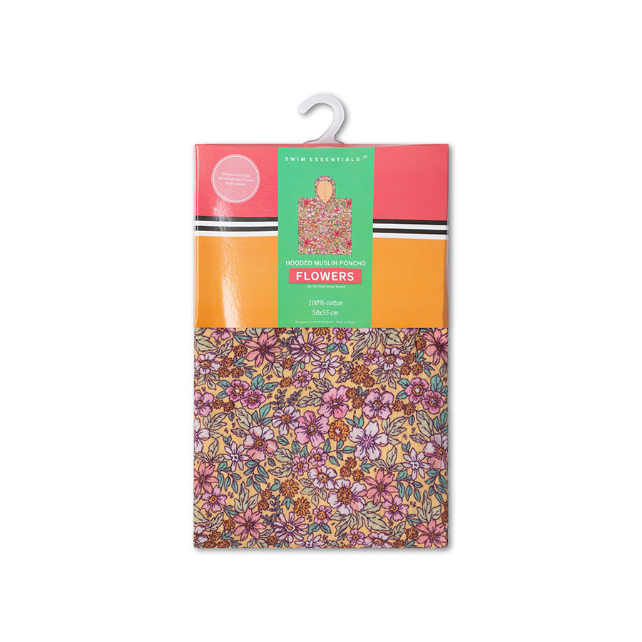 Strandponcho - Meerkleurig - Blossom - 50 x 50 cm