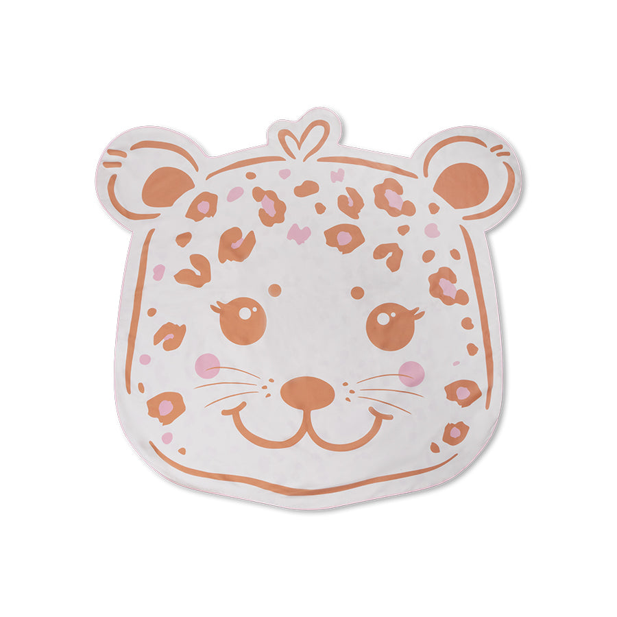 Strandlaken Microfiber - Beige - Leopard - 140 cm