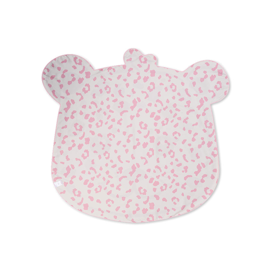 Strandlaken Microfiber - Beige - Leopard - 140 cm