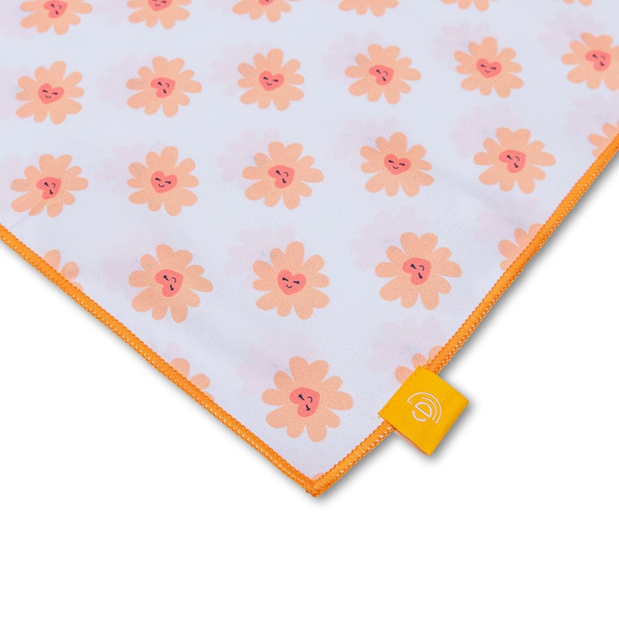Strandlaken Microvezel - Meerkleurig - Floral Love - 135 x 65 cm