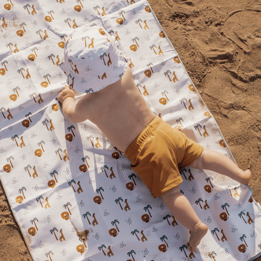 Strandlaken Microvezel - Meerkleurig - Jungle - 135 x 65 cm