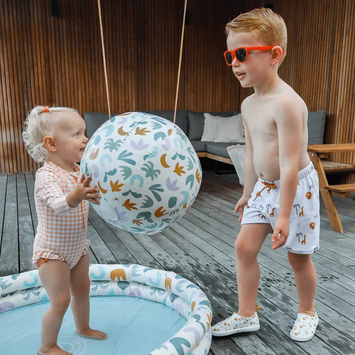 Strandbal - Meerkleurig - Abstract