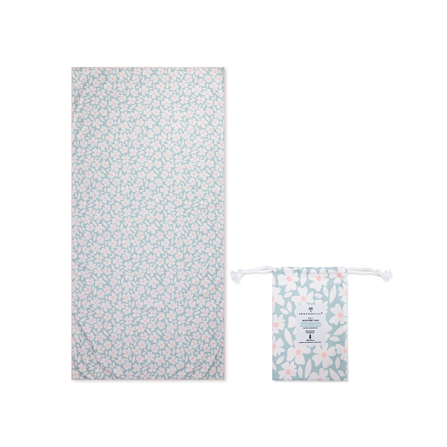 Strandlaken Microvezel - Groen - Florish - 180 x 90 cm