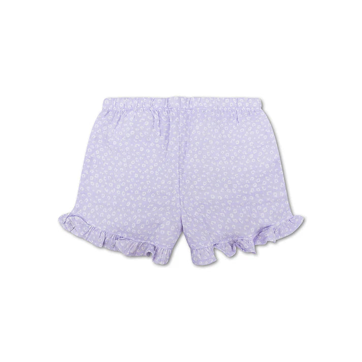 Strandset Meisjes - Muslin - Lila - Leopard