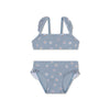 Bikini - Blauw - Daisy Flower
