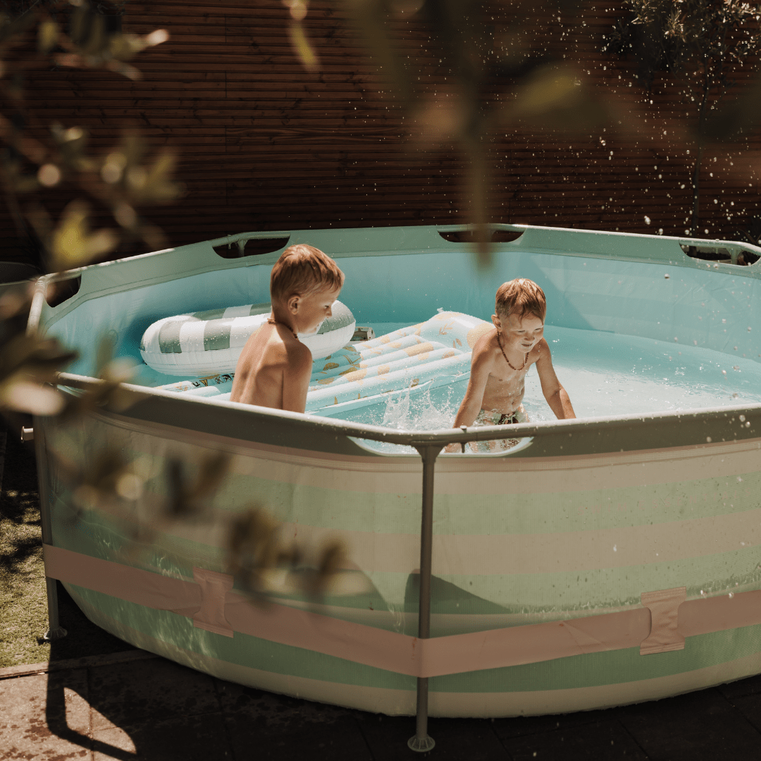 Opzetzwembad Rond - Groen/Wit - Essence - 305 x 76 cm