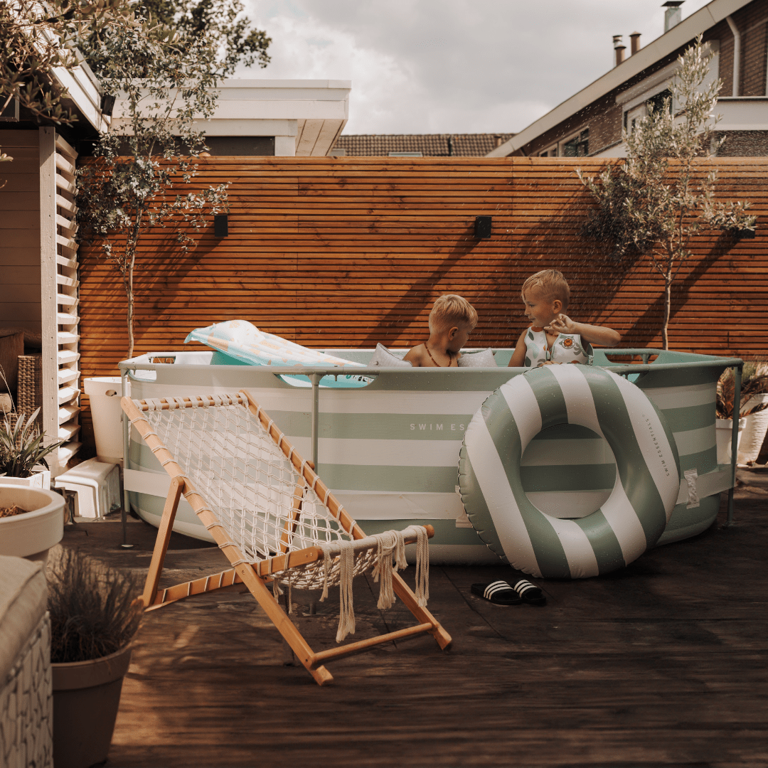 Opzetzwembad Rond - Groen/Wit - Essence - 305 x 76 cm