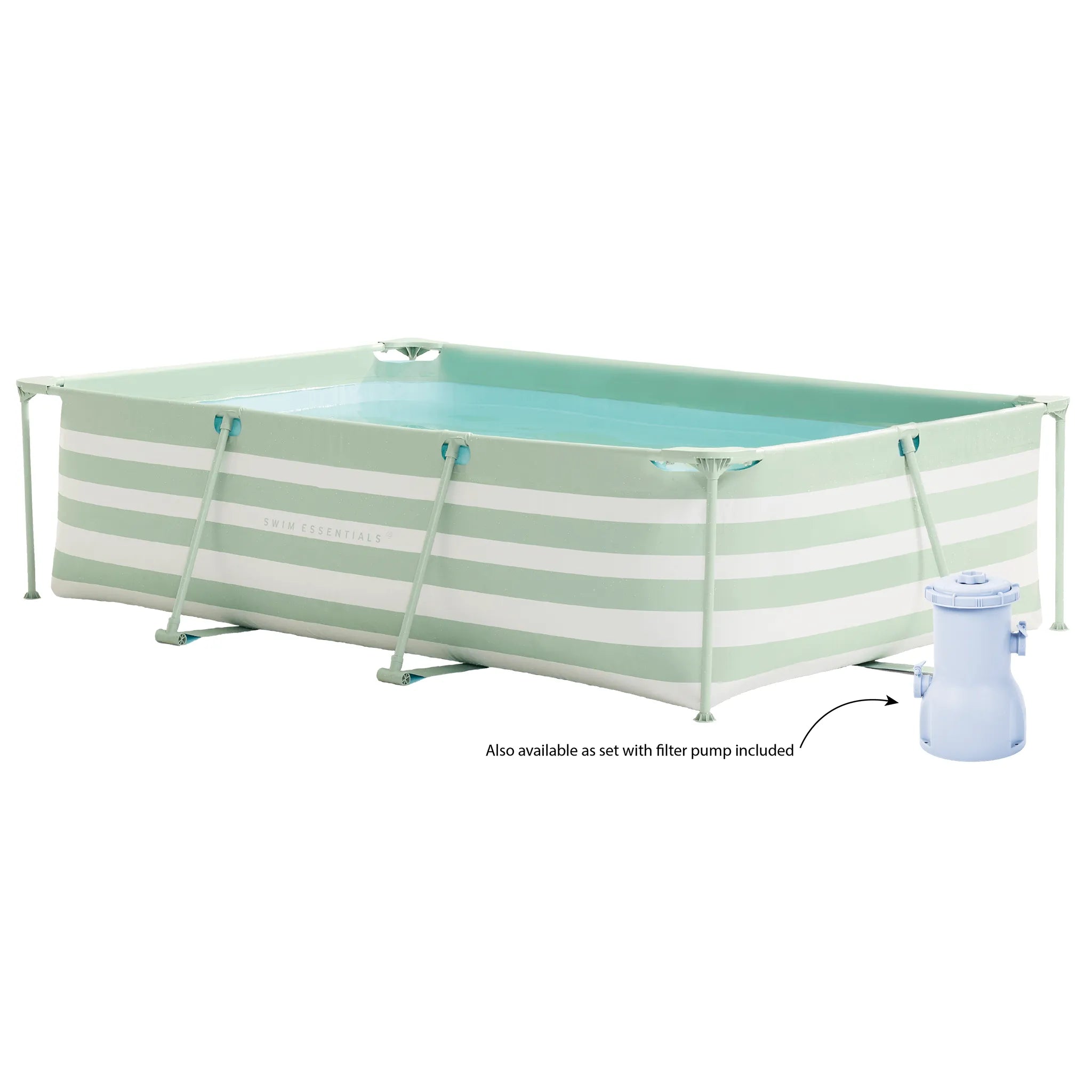 Opzetzwembad - Groen/Wit - Essence - 260 x 160 x 65 cm