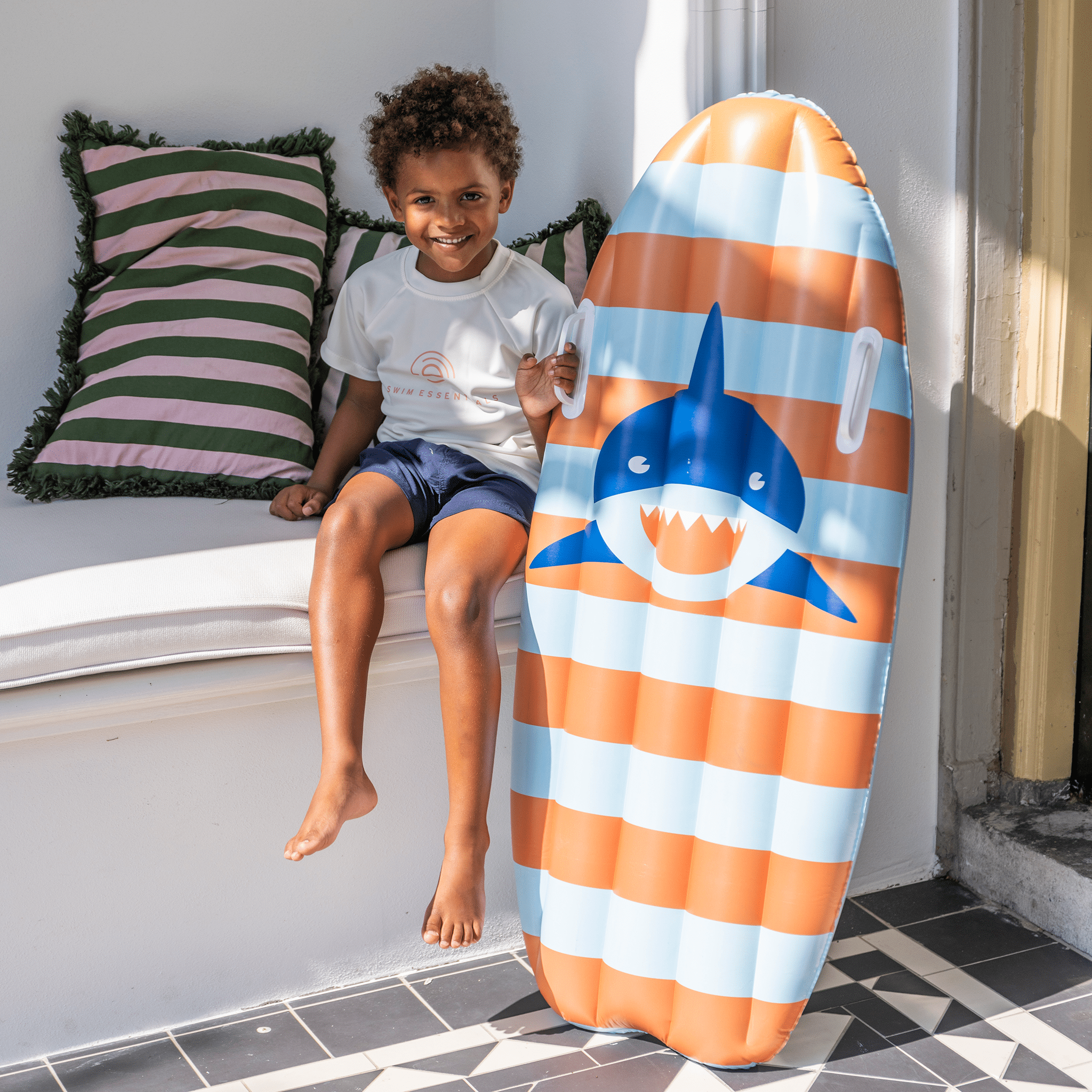 Opblaasbaar Surfboard - Meerkleurig - Tropic Shark