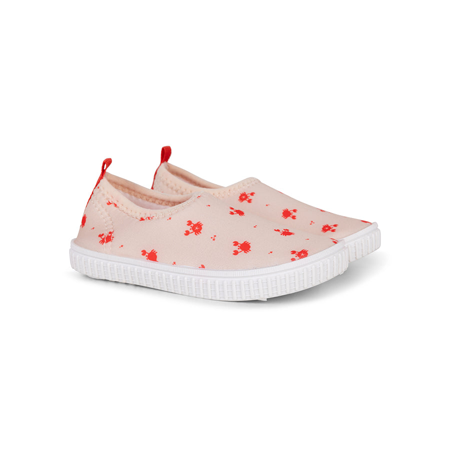 Kinder Waterschoenen - Beige/Rood - Crabby