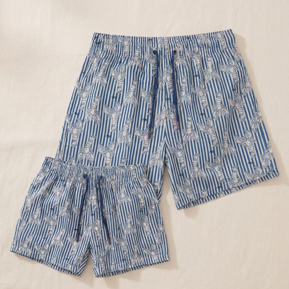 Familiebundel Zwemkleding - blauw - Lobster Bay