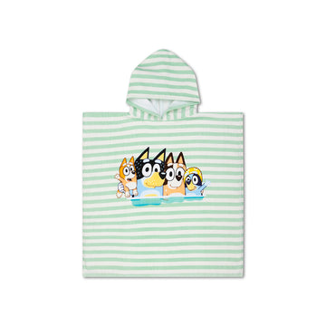 Bluey | Blauw/Witte Strandponcho 65 x 65 cm