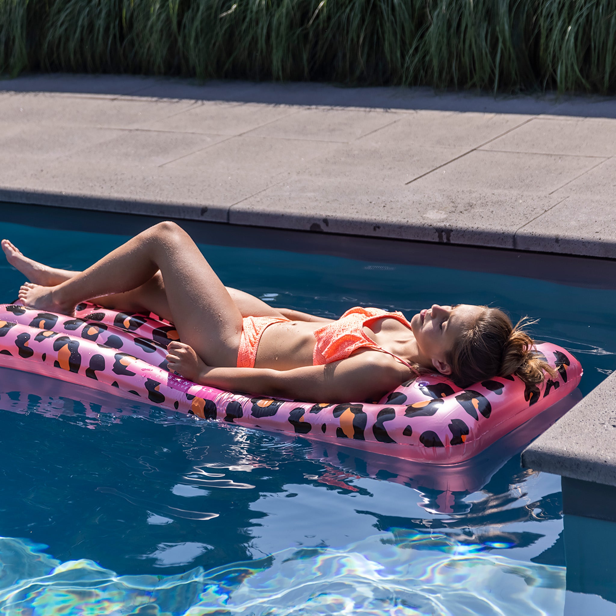 Luchtbed Zwembad - Roze/Goud - Safari Chique - 177 cm