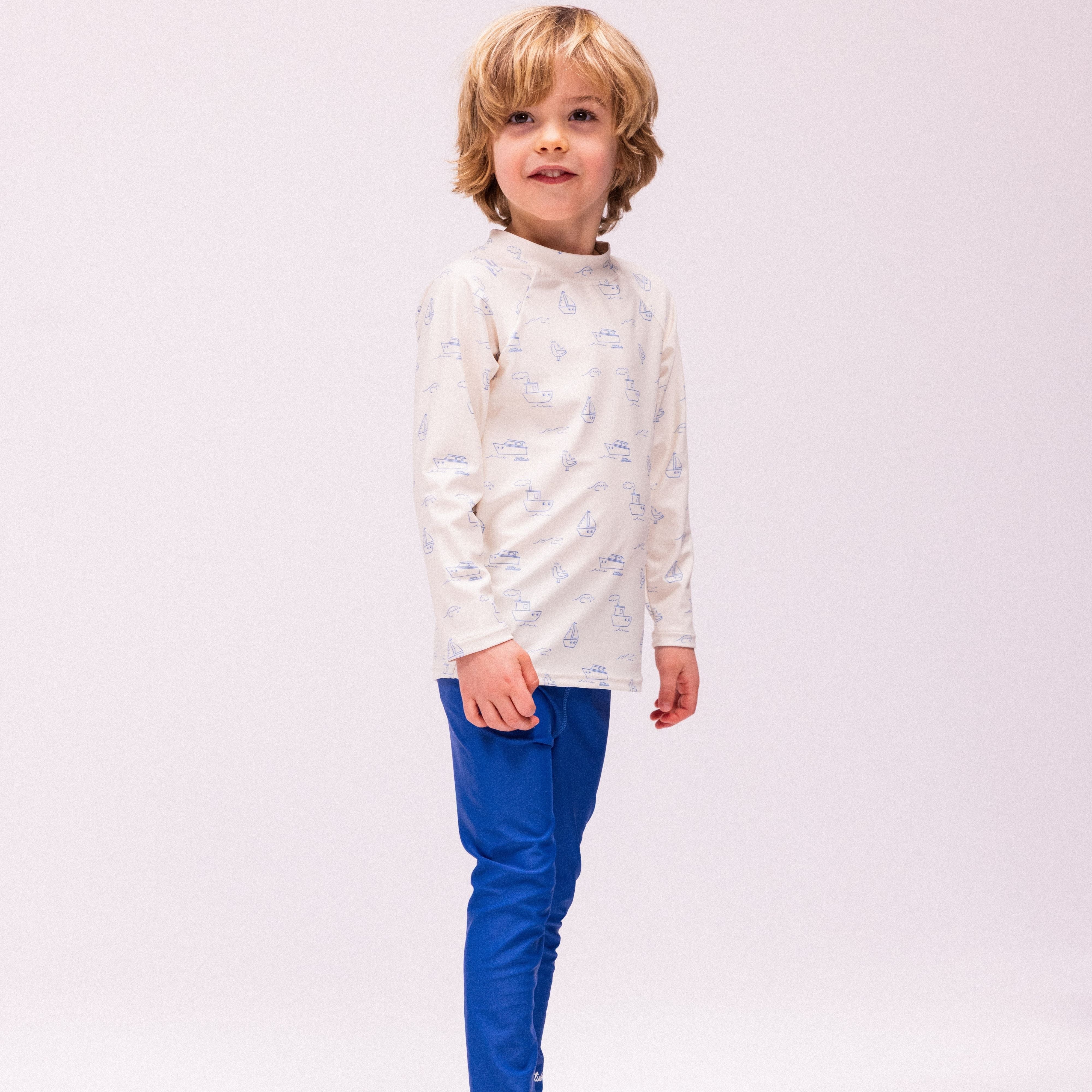 UV Legging - Jongens - Blauw - Catch Of The Day