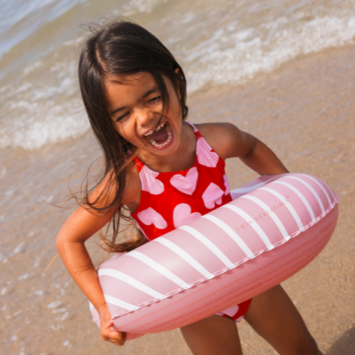 Zwemband - Rood/Wit - Boldlines - Ø 55 cm