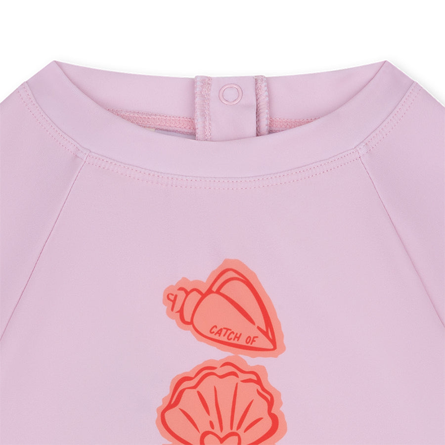 Zwemshirt Met Korte Mouwen - Roze - Coastal Charm