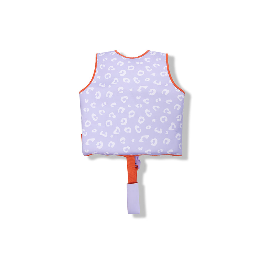 Zwemvest - Lila Leopard - 3/6 Jaar