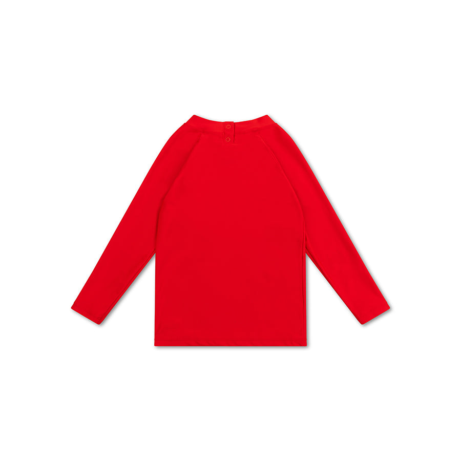 Zwemshirt Met Lange Mouwen - Rood - Crabby