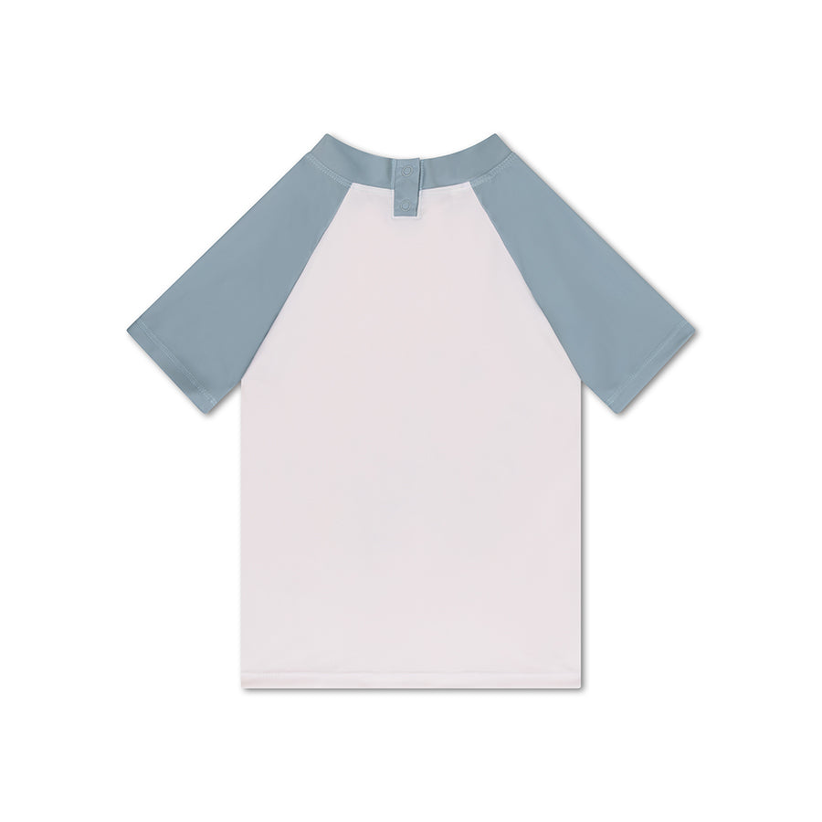 Zwemshirt Met Korte Mouwen - Groen - Resort Stripe