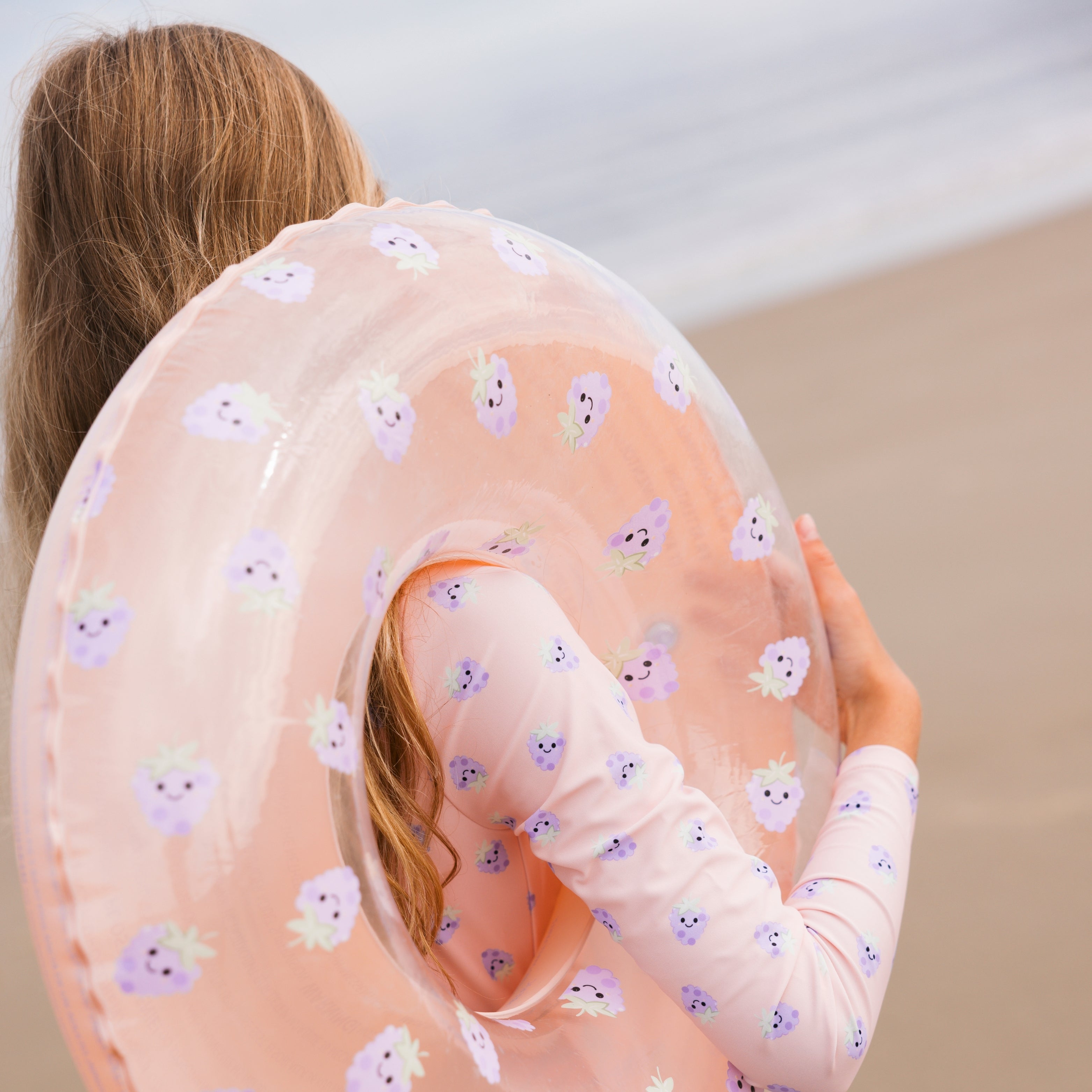 Zwemband - Beige/Paars - Blackberry - Ø 55 cm