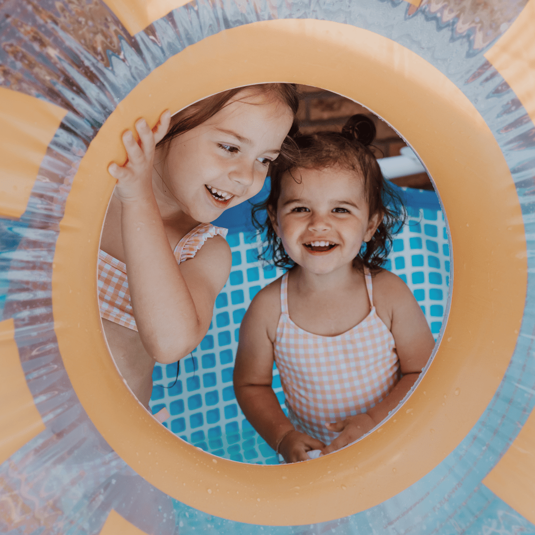 Zwemband - Geel/Wit - Sunshine - Ø 105 cm