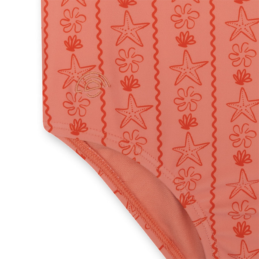 Badpak Meisjes - Oudroze - Coastal Charm