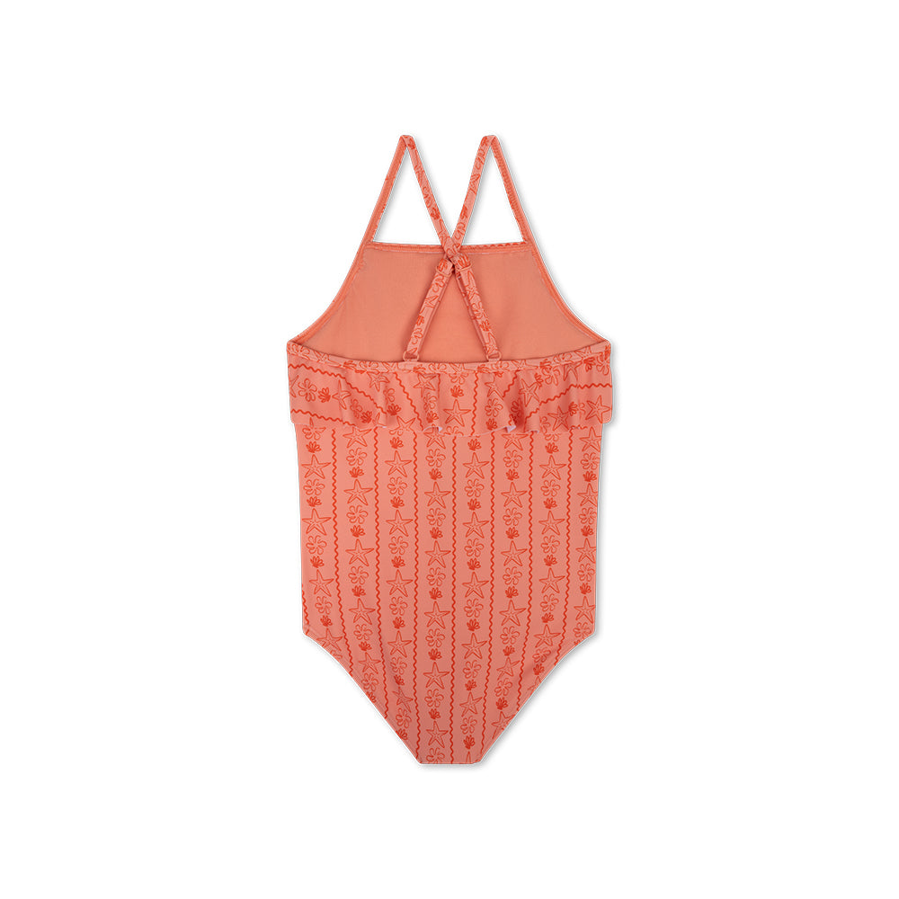 Badpak Meisjes - Oudroze - Coastal Charm