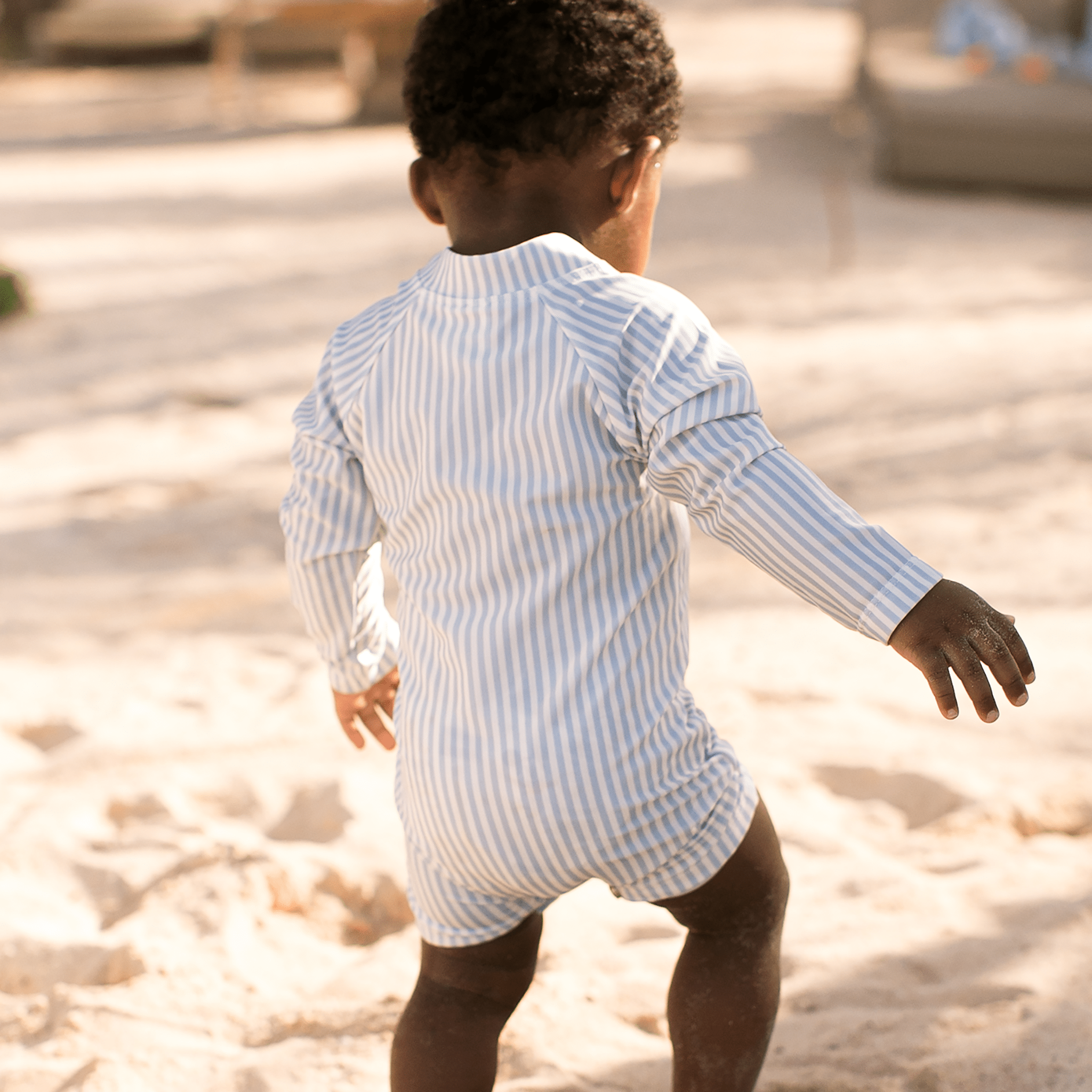 UV Zwempak - Blauw/Wit - Blue Stripes