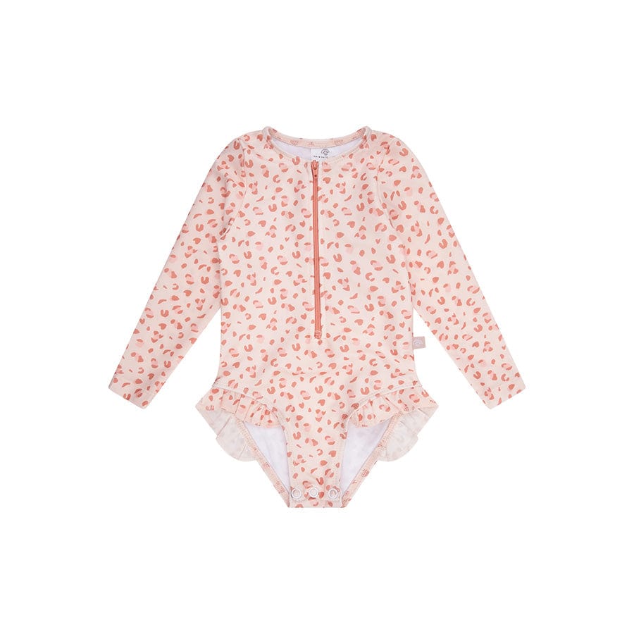 Bundel Zwemkleding - Oudroze - Leopard