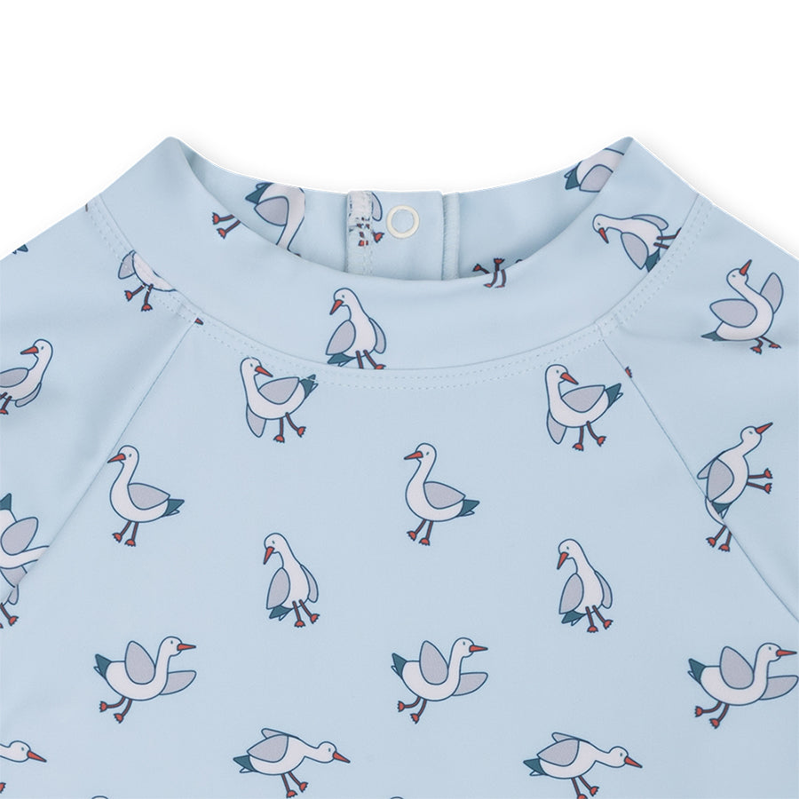UV Zwemshirt Met Lange Mouwen - Blauw - Little Seagull
