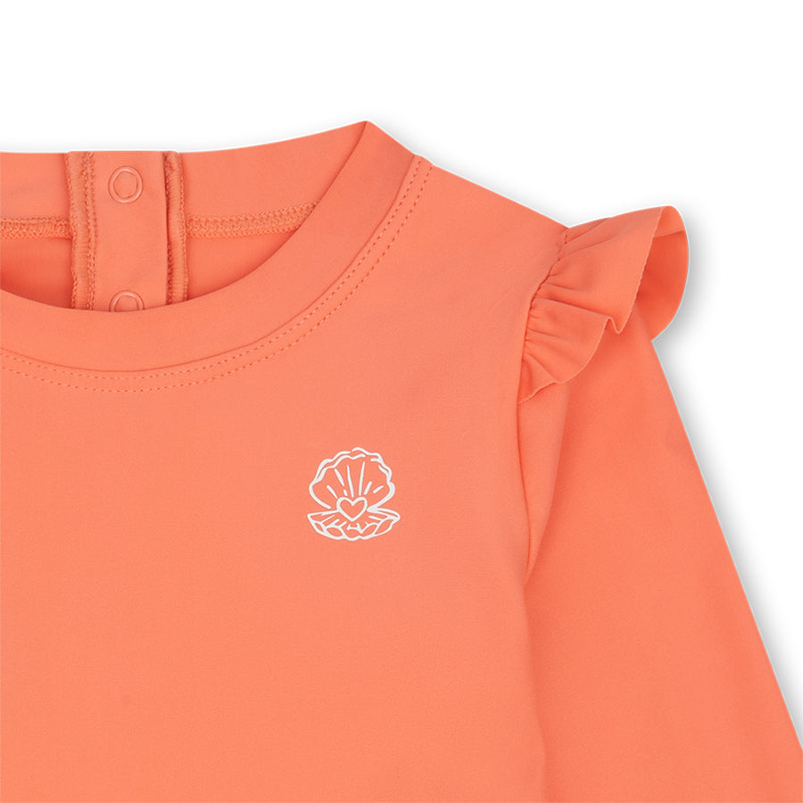 UV Zwemshirt Met Lange Mouwen - Roze - Shell Tastic