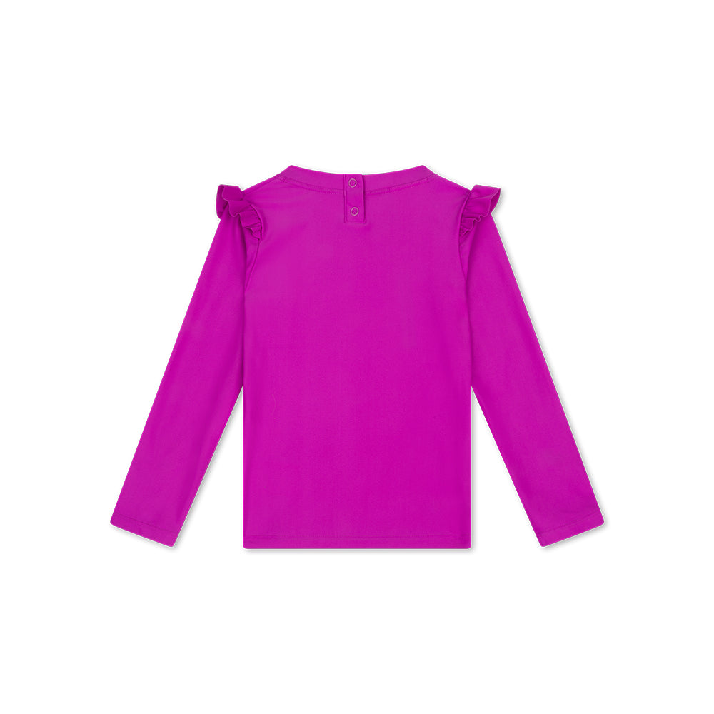 UV Zwemshirt Met Lange Mouwen - Paars - Wild Fuchsia