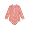 UV Badpak Meisjes Met Lange Mouwen - Rood - Lobster Bay