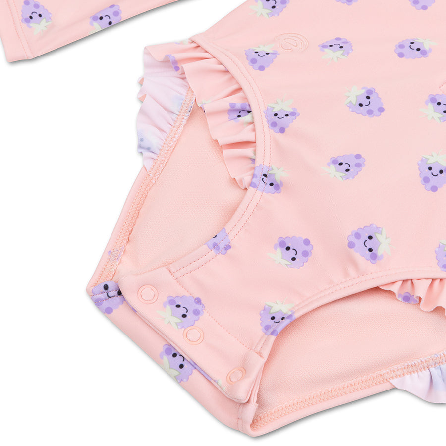WYTbaby Uv Badkleding voor meisjes, eendelig badpak met lange mouwen, UV- shirt, kinderen, zomer, zwempak voor meisjes van 3-8 jaar, paars, 3-4 Jaar WYTbaby Uv Badkleding voor meisjes, eendelig badpak met lange mouwen, UV- shirt, kinderen, zomer, zwempak voor meisjes van 3-8 jaar, paars, 3-4 Jaar