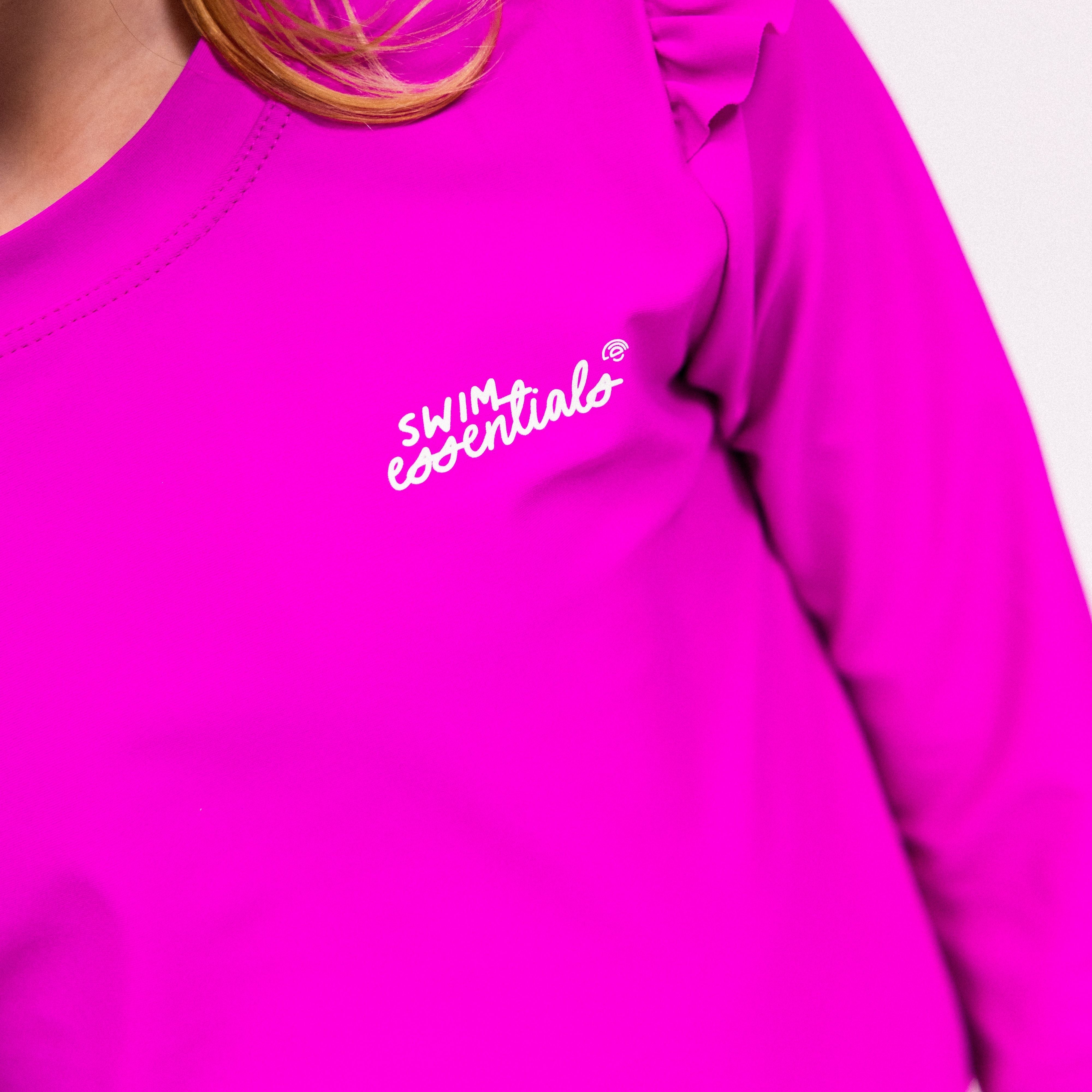 UV Zwemshirt Met Lange Mouwen - Paars - Wild Fuchsia