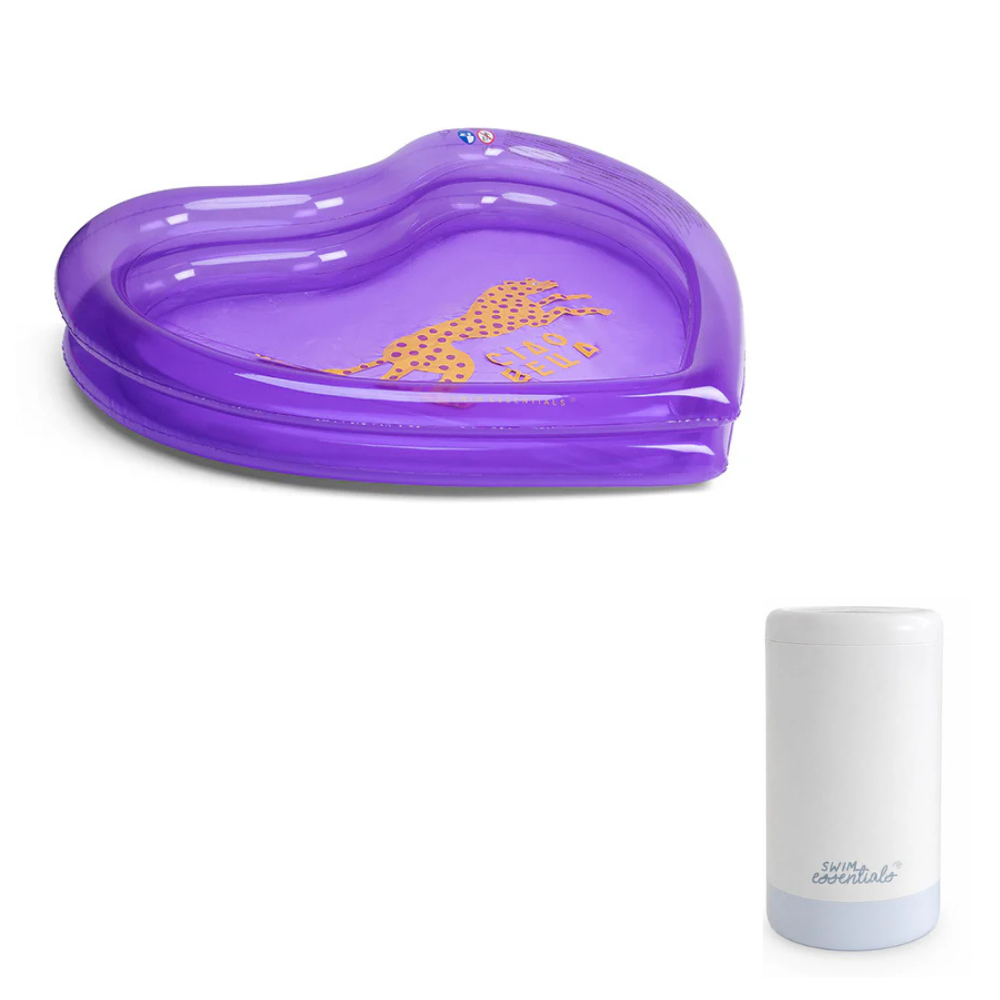 Bundel Zwembad + Pomp - Paars - Wild Heart 