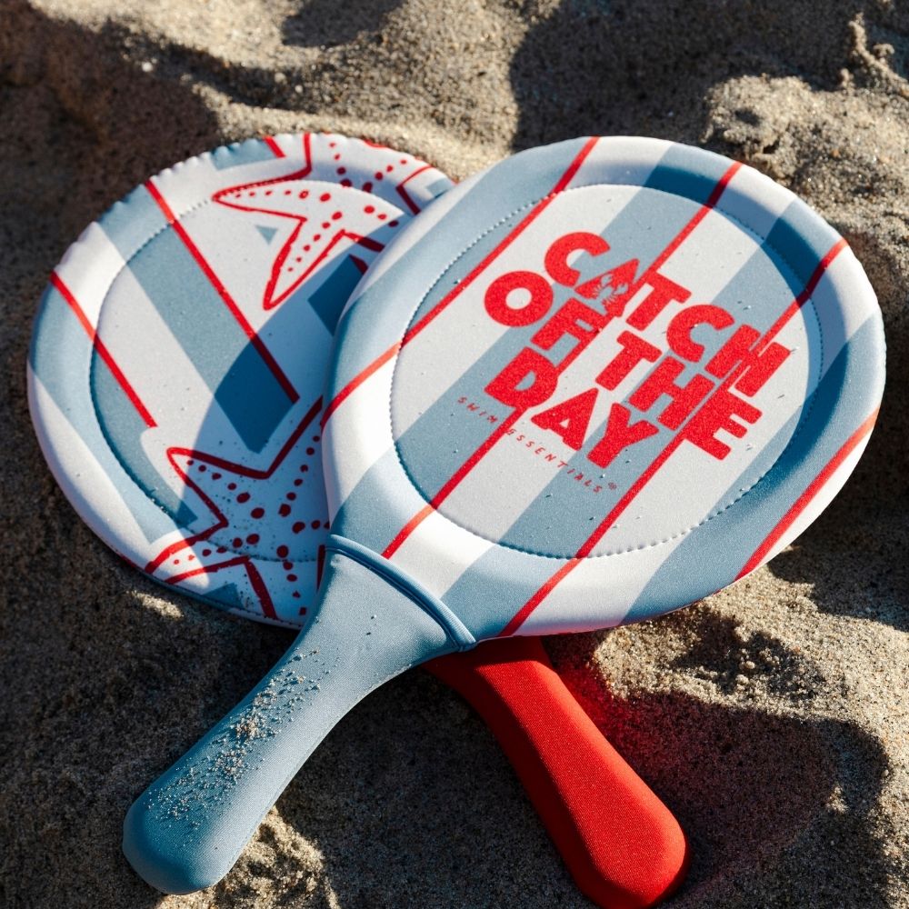 Strand Tennisset - Meerkleurig - Catch Of The Day