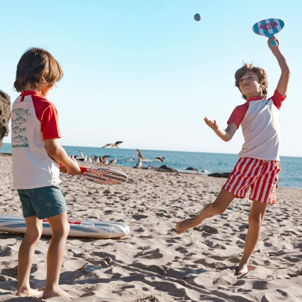 Strand Tennisset - Meerkleurig - Catch Of The Day