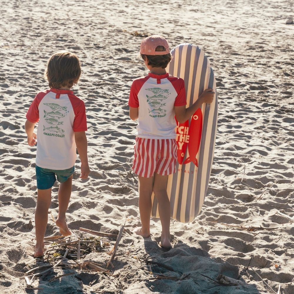 Opblaasbaar Surfboard - Rood/Blauw - Catch Of The Day