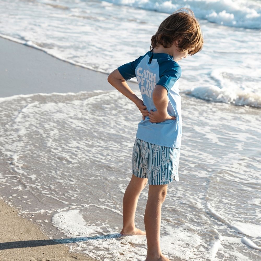Familiebundel Zwemkleding - blauw - Lobster Bay