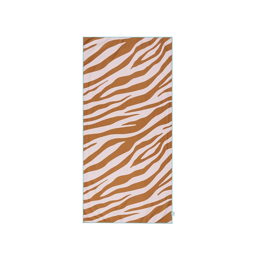 Microvezel Handdoek Oranje Zebra 135 x 65 cm