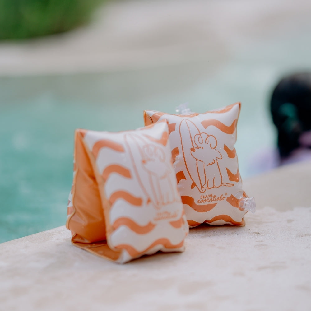 Zwembandjes - Oranje - Surfer - 2/6 Jaar